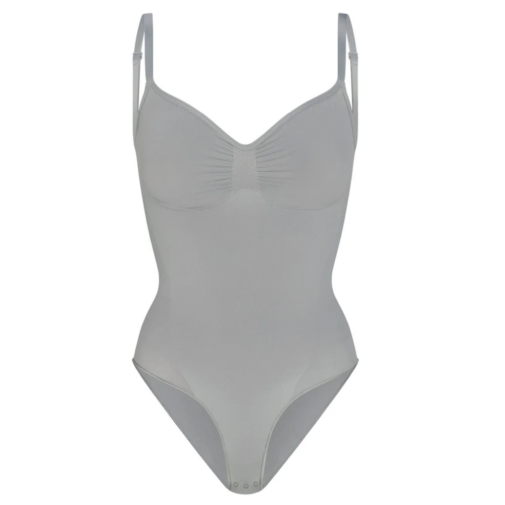 SKIMS Seamless Sculpt Brief Bodysuit in Pacific S